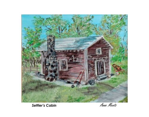 Settler's Cabin - print