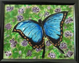 Blue Butterfly - Original
