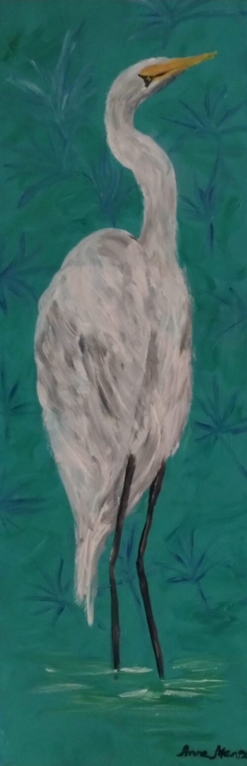 White Egret - Original