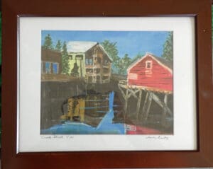 Creek Street - Framed Print