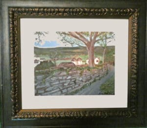 Irish Country Lane - Framed Print