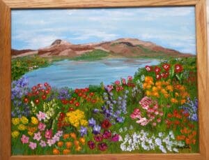 Lakeside Blooms - Original