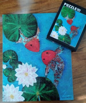 Water Lilies & Koi Puzzle