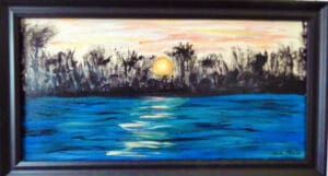 River Sunset - Original