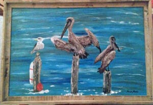 Waiting For Lunch To Swim By - Original